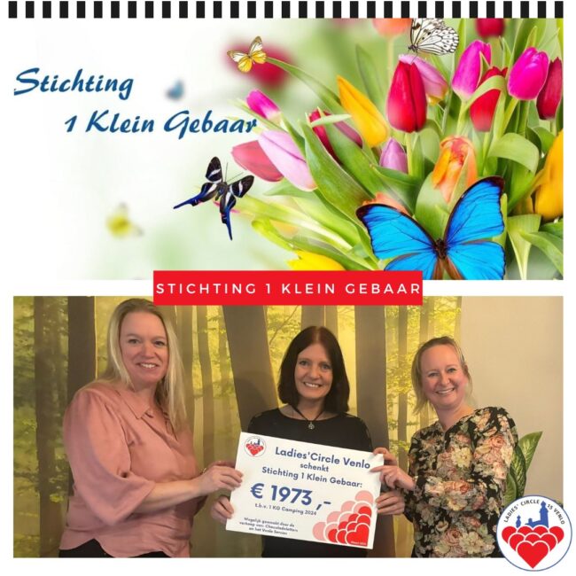 Cheque stichting klein gebaar